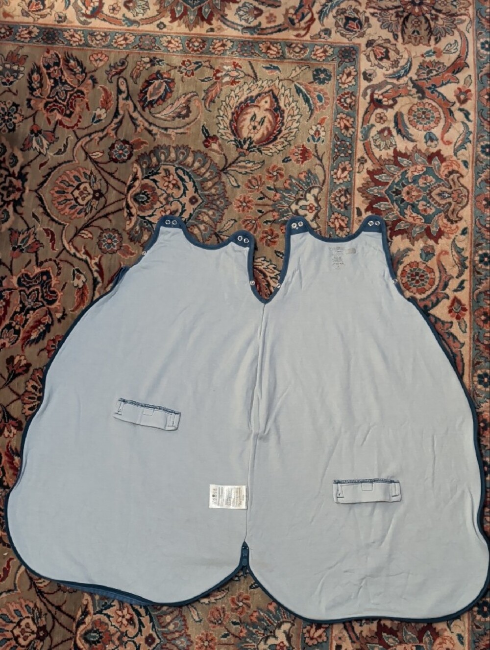 Woolino 4 Season Wool Sleep Sack 2-24 Months - Navy Constellation - Picture 4 of 6